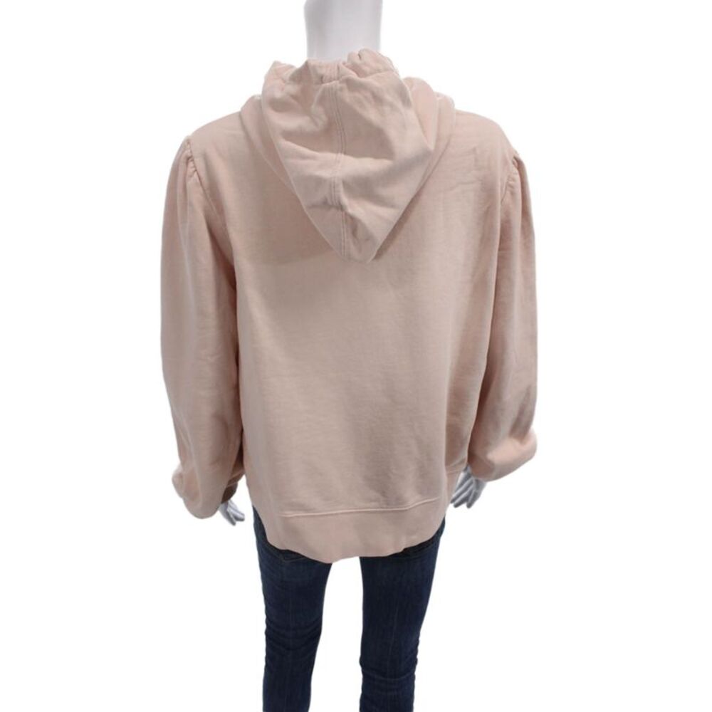 Kate Spade Womens Pink Cotton Pullover Hoodie Crew Neck Long Sleeve Size XL - Picture 3 of 4